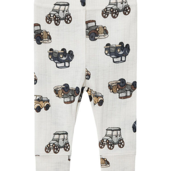 Name It Leggings - Uld - Noos - NbmWang - Snow White m. Biler