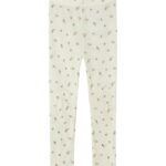 Name It Leggings - Uld - Noos - NmfWang - Snow White/Small flowe