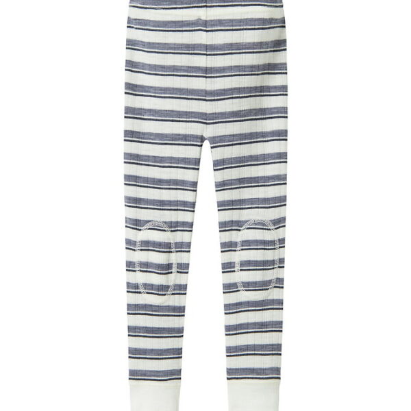 Name It Leggings - Uld - Noos - NmmWang - Folkstone Gray/Snow Wh