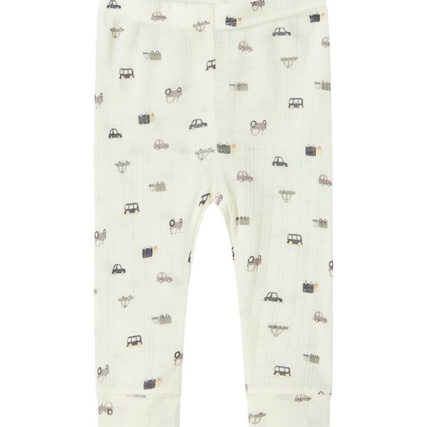 Name It Leggings - Uld - Rib - Noos - NbmWang - Snow White/Small