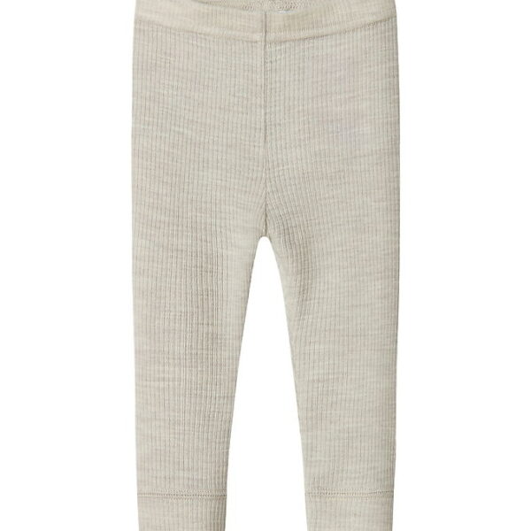 Name It Leggings - Uld - Rib - Noos - NbnWax - Nacreous Cloud