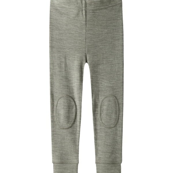 Name It Leggings - Uld - Rib - Noos - NmnWax - Dried Sage