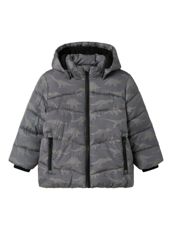 Name It Mosan Puffer Jacket - Poppy Seed - 86 cm