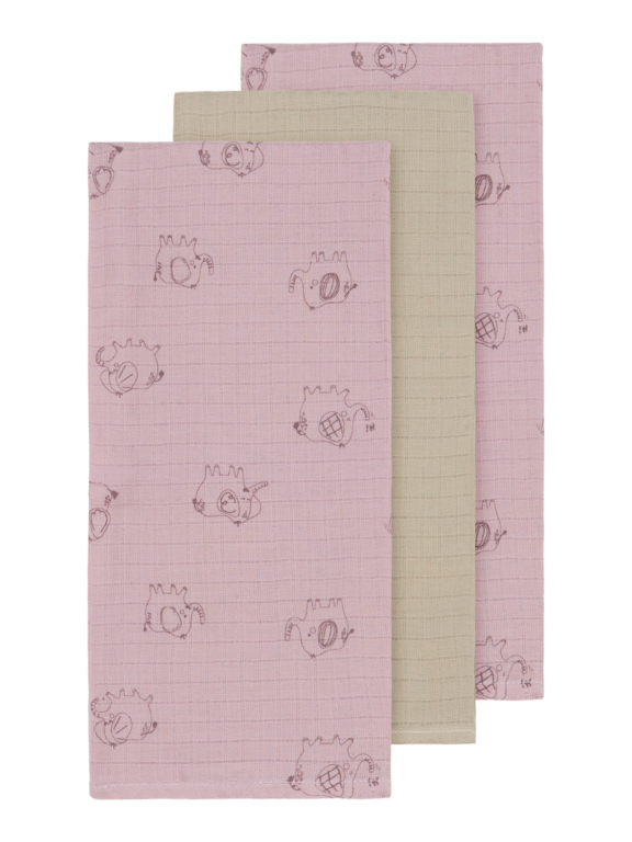 Name It Ohappy Stofbleer 3 pak - Burnished Lilac