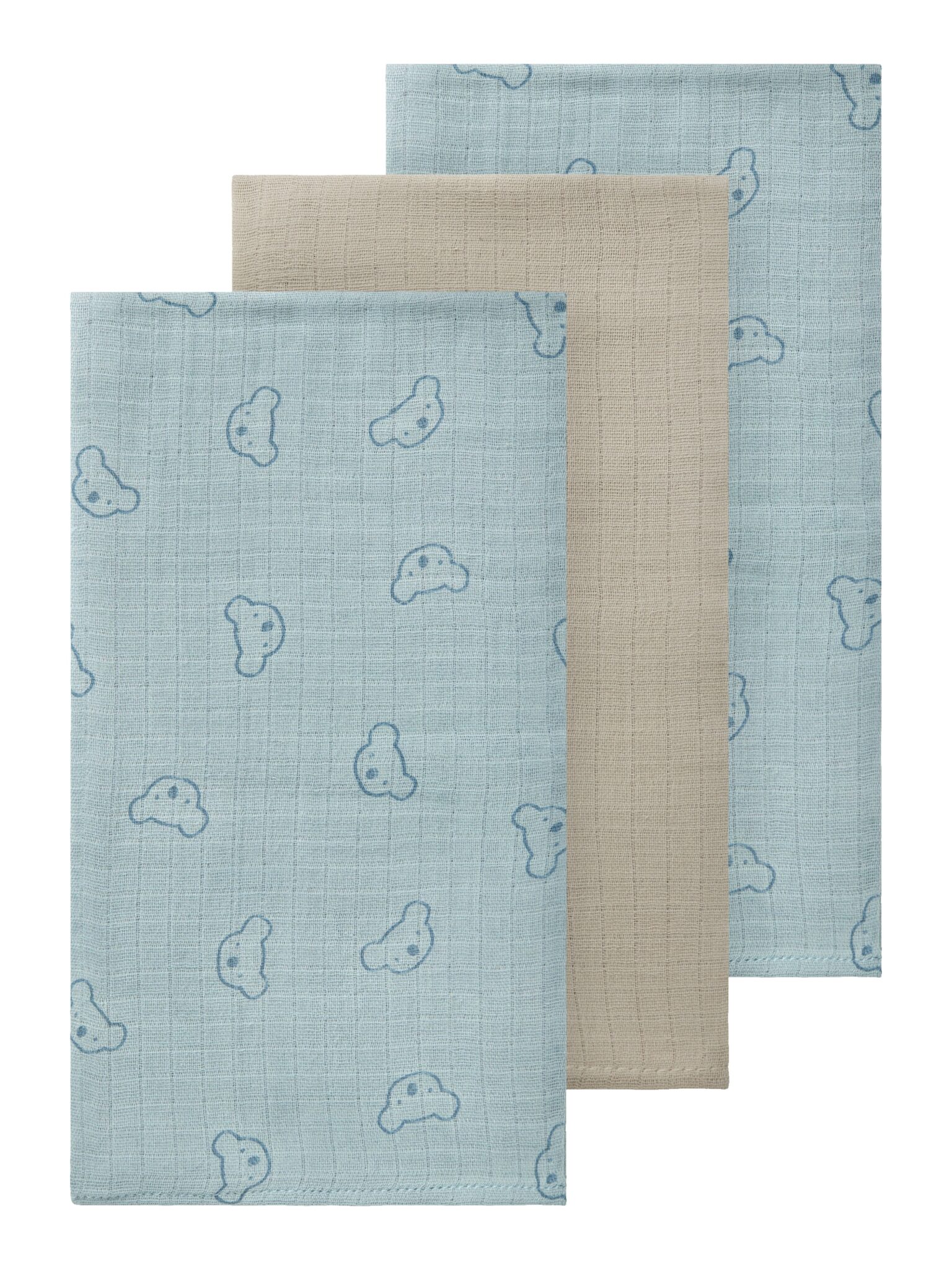 Name It Ohappy Stofbleer 3 pak - Celestial Blue
