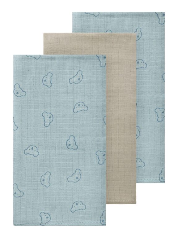 Name It Ohappy Stofbleer 3 pak - Celestial Blue
