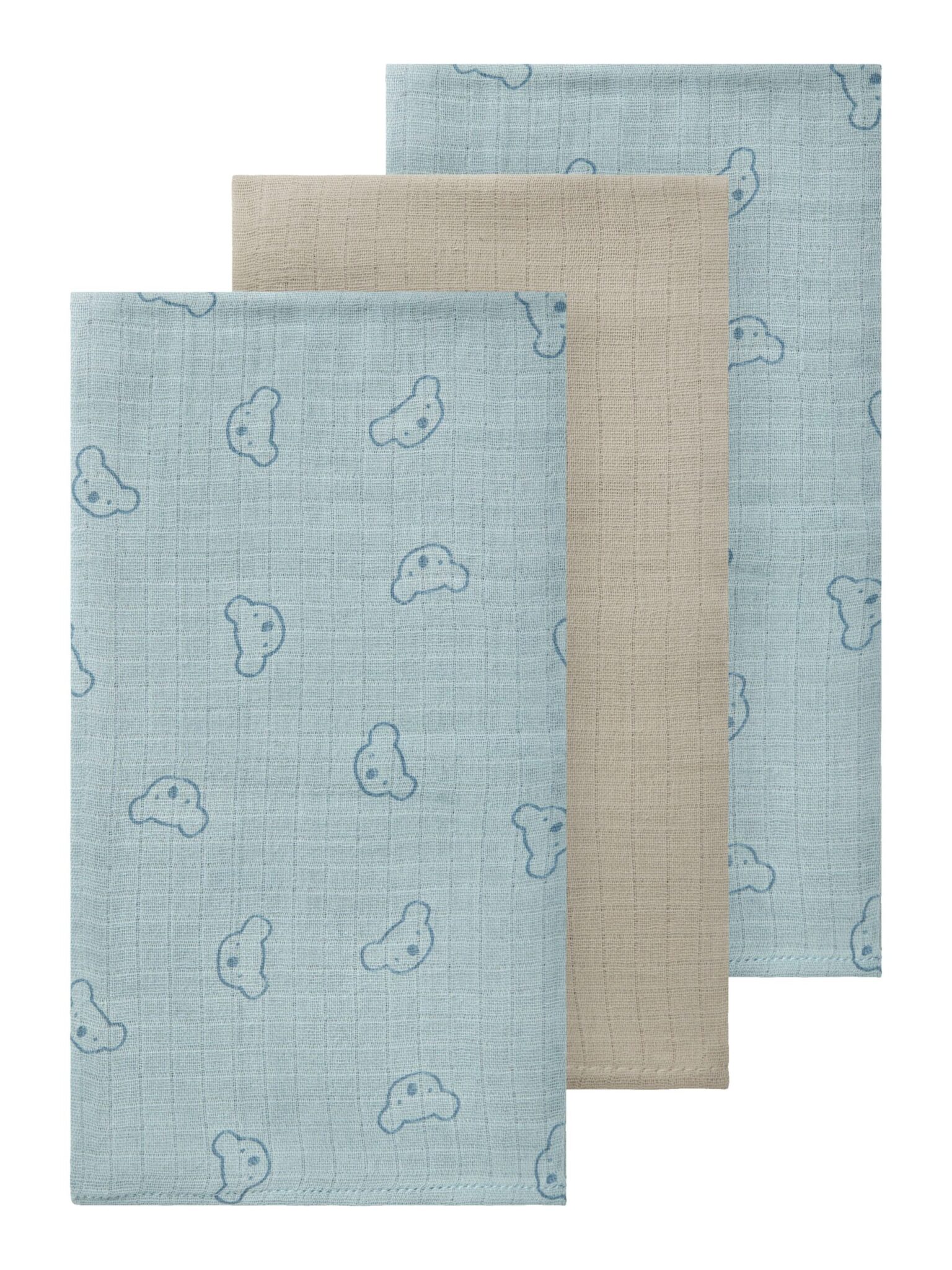 Name It Ohappy Stofbleer 3 pak - Celestial Blue