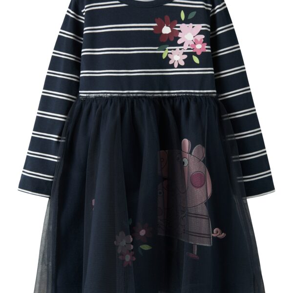 Name It Orini Gurli Gris Tulle Dress - Navy Blazer - 92 cm