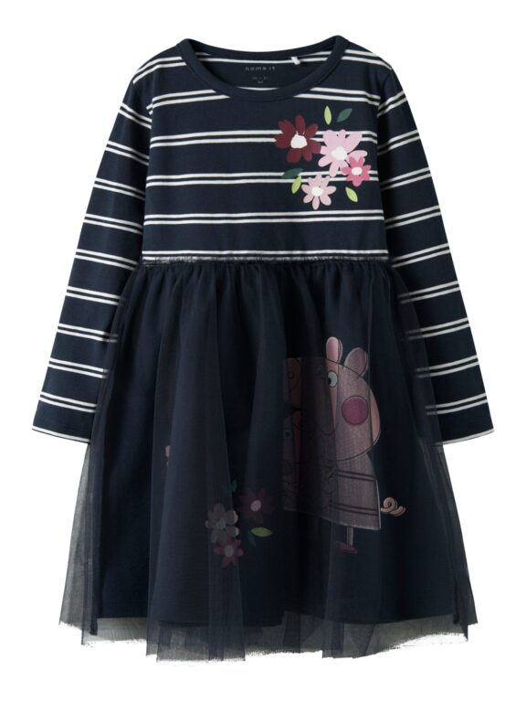 Name It Orini Gurli Gris Tulle Dress - Navy Blazer - 92 cm