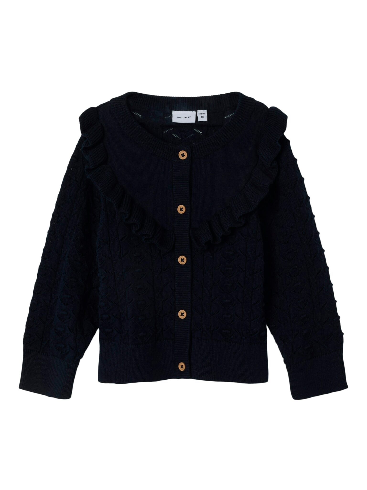 Name It Ptosol Knit Cardigan - Dark Sapphire - 80 cm