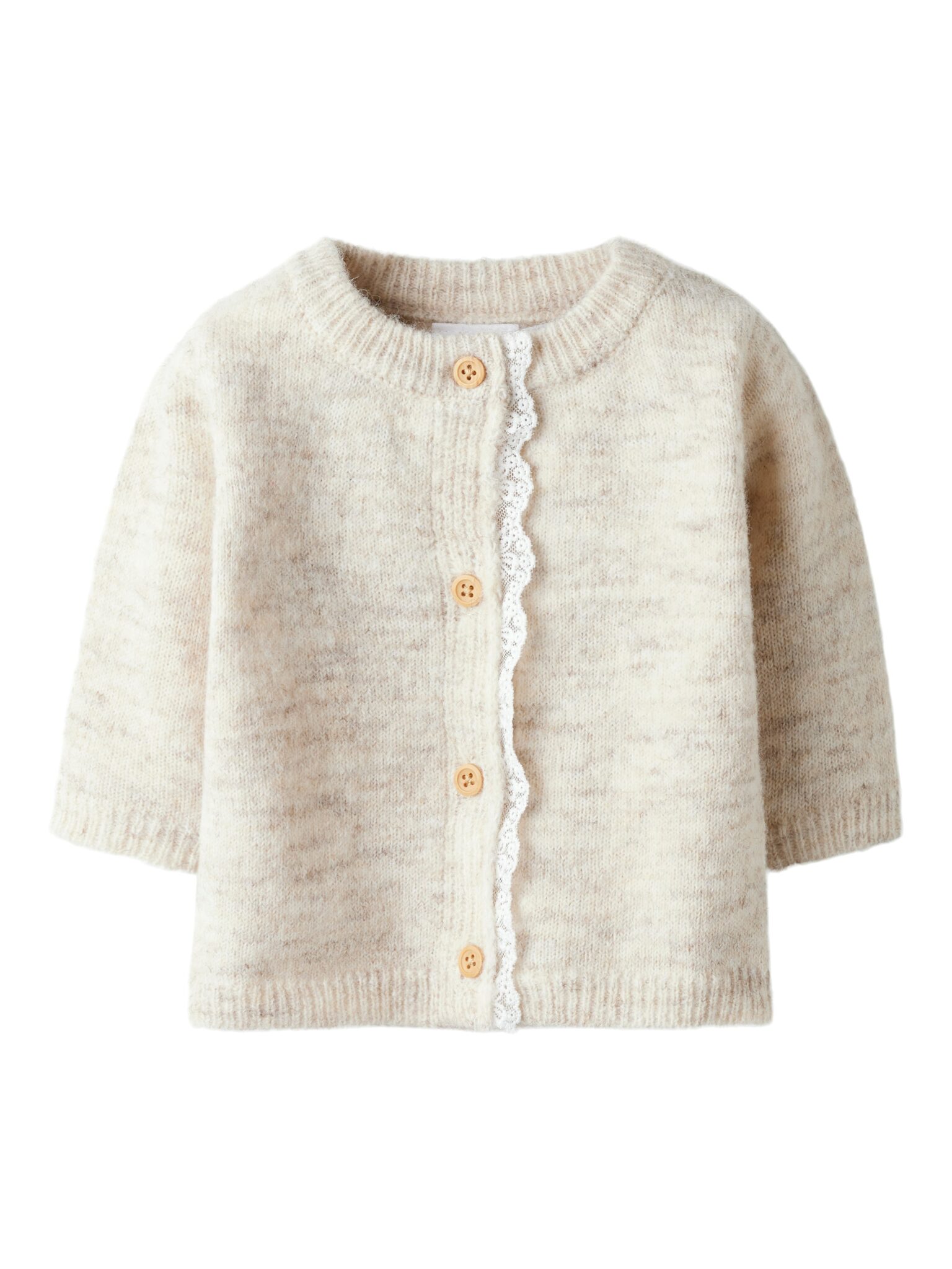Name It Rikimmi LS Knit Cardigan - Peyote Melange - 50 cm Name It Rikimmi LS Knit Cardigan - Peyote Melange - 50 cm