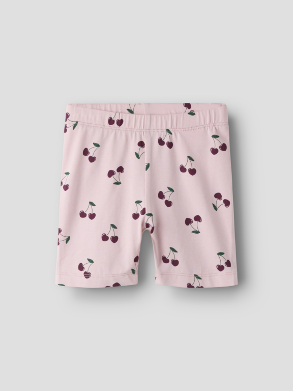 Name It Shorts Med Kirsebær Print, Str. 92-116