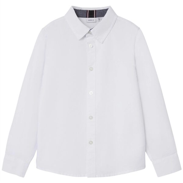 Name It Skjorte Newsa Bright White - Hvid