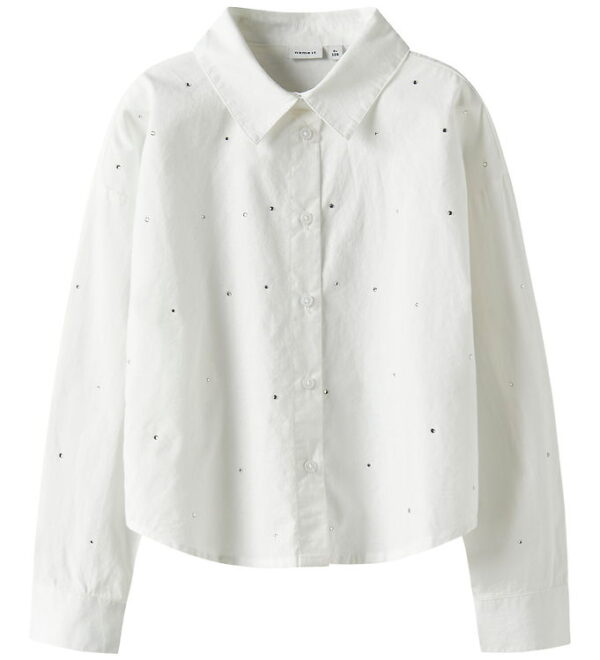 Name It Skjorte - NkfRhing - Bright White/All-Over