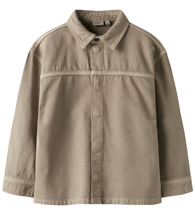 Name It Skjorte - NkmBobby - Chinchilla