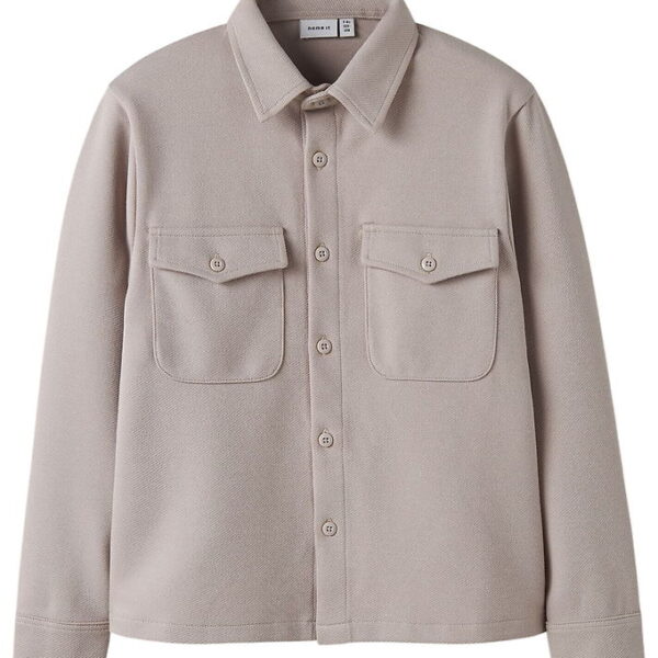 Name It Skjorte - NkmDarin - Chateau Gray