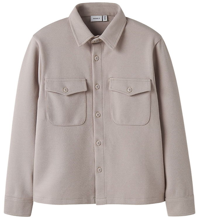 Name It Skjorte - NkmDarin - Chateau Gray