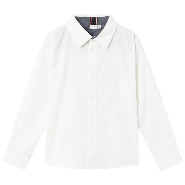 Name It Skjorte - Noos - NkmNewsa - Bright White