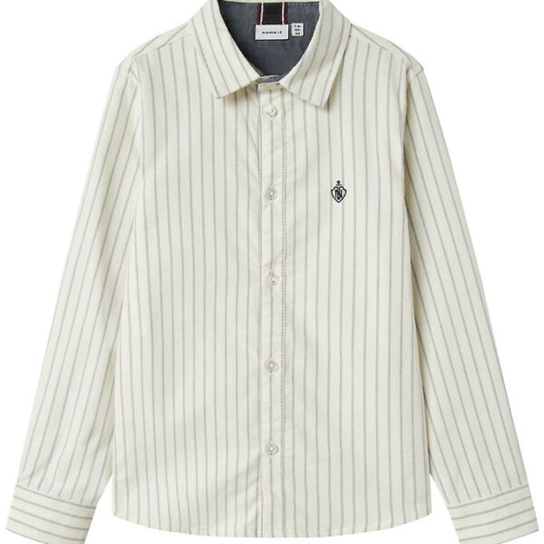 Name It Skjorte - Noos - NkmNewsa - Jet Stream Stripes/Navy Blaz