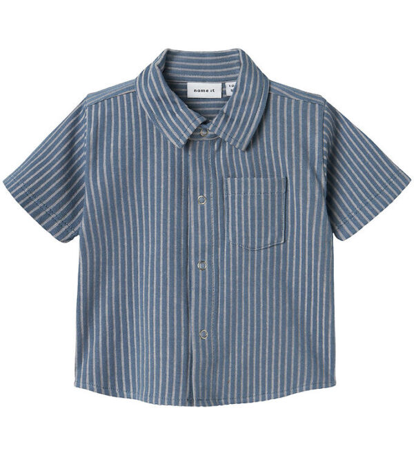 Name It Skjorte k/æ - NbmHelmar - Blue Mirage Name It Skjorte k/æ - NbmHelmar - Blue Mirage