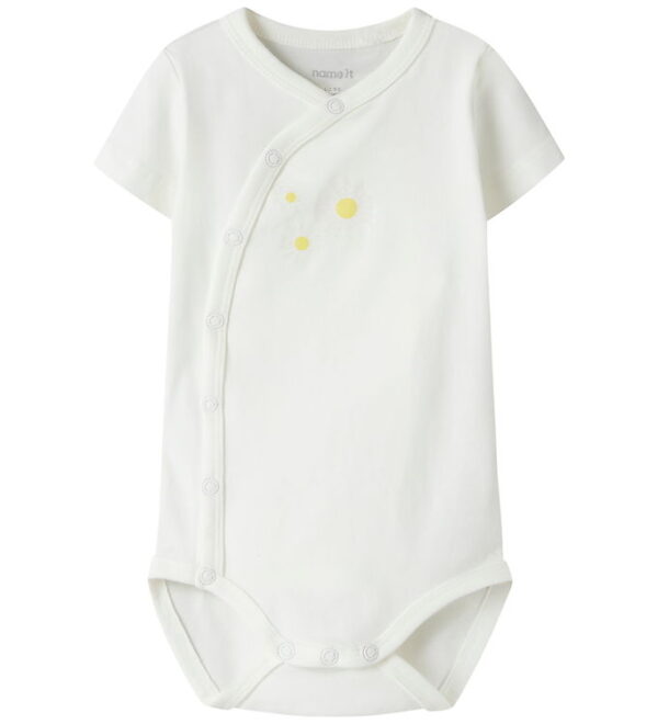 Name It Slå-om Body k/æ - NbfVubie - Cloud Dancer/Daisy
