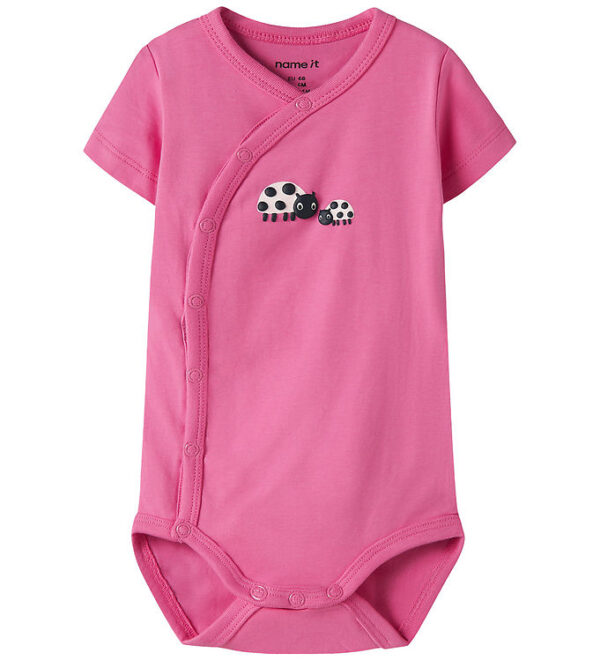 Name It Slå-om Body k/æ - NbfVubie - Strawberry Moon/Ladybug