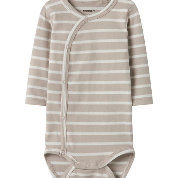 Name It Slå-om Body l/æ - NbnOsuppa - Chateau Gray
