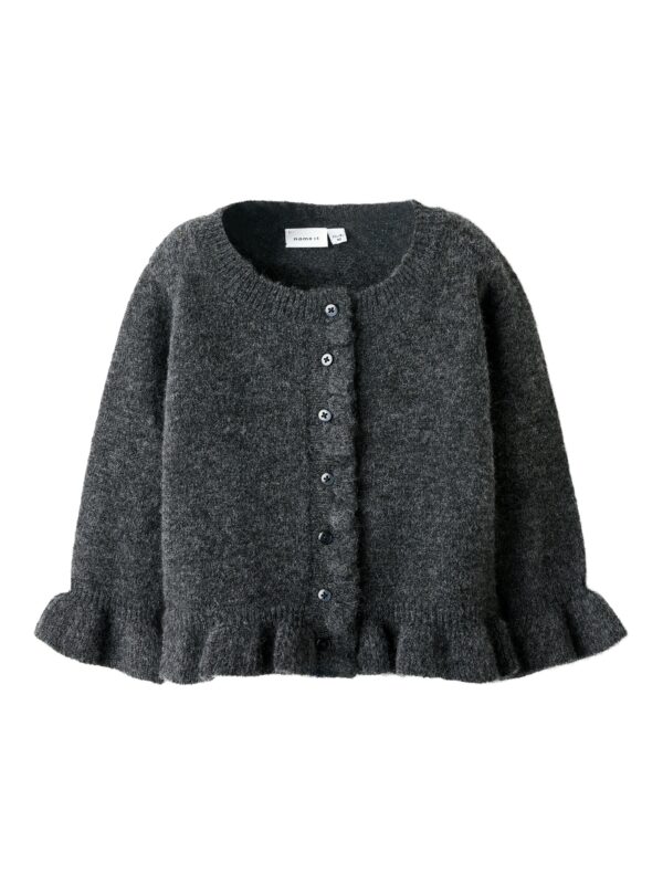 Name It Supia LS Knit Cardigan - Dark Grey Melange - 92 cm Name It Supia LS Knit Cardigan - Dark Grey Melange - 92 cm