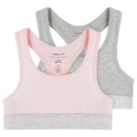 Name It Top - Noos - NkfShort - 2-pak - Barely Pink w/ Grey Mela