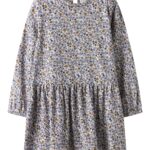 Name It Tuline LS Dress - Lilac Marble - 92 cm