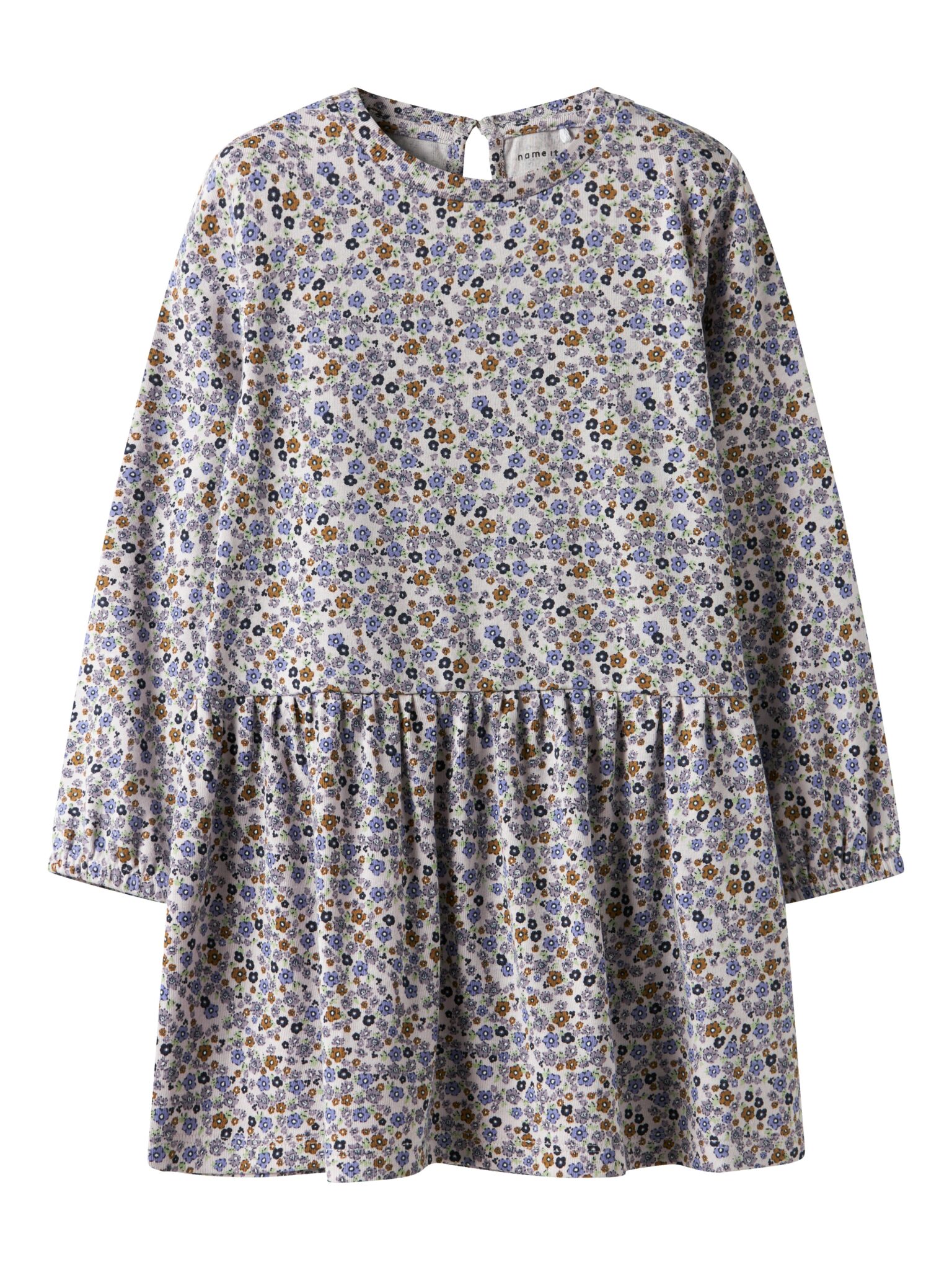 Name It Tuline LS Dress - Lilac Marble - 92 cm