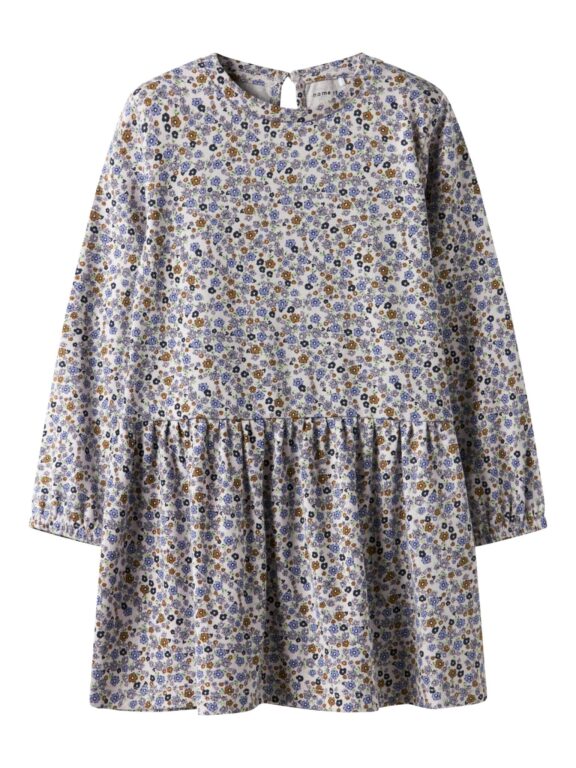 Name It Tuline LS Dress - Lilac Marble - 92 cm