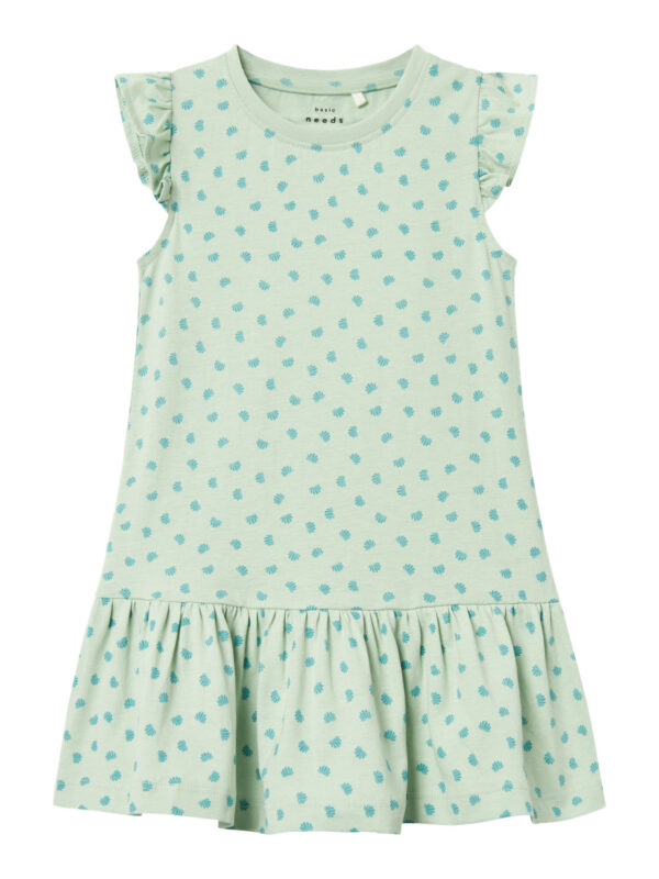 Name It Vida Kjole - Silt Green Seashells - 86 cm Name It Vida Kjole - Silt Green Seashells - 86 cm