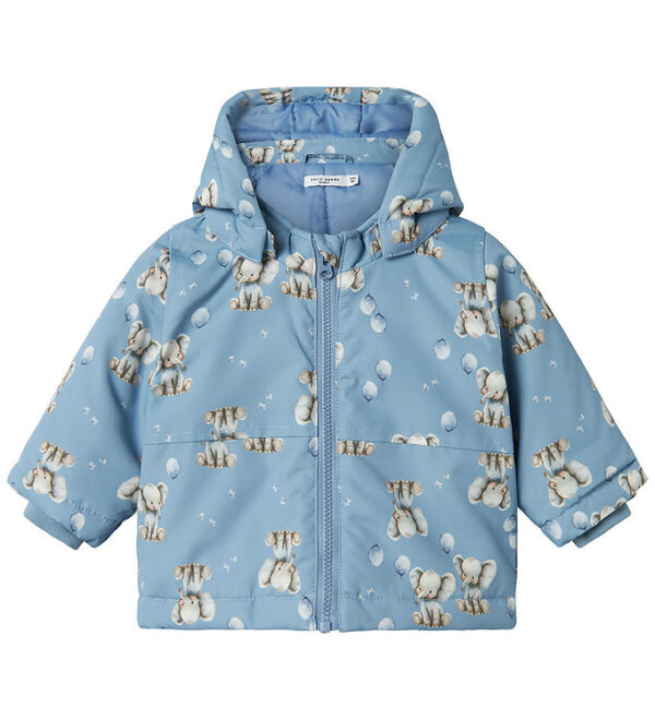 Name It Vinterjakke - NbmMax - Rain Washed/ELEPHANT