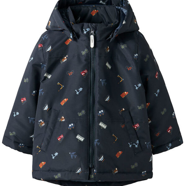 Name It Vinterjakke - NmmMax - Dark Sapphire/TRANSPORT