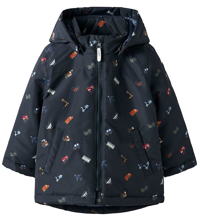 Name It Vinterjakke - NmmMax - Dark Sapphire/TRANSPORT