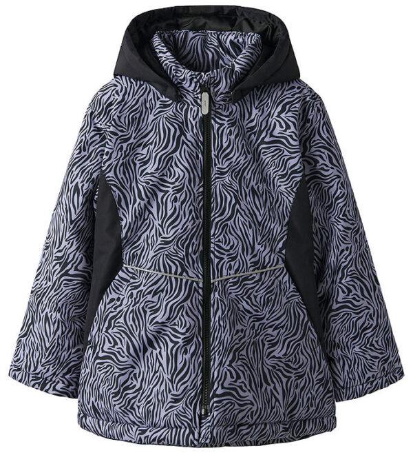 Name It Vinterjakke - Noos - NkfMaxi - Sort/ZEBRA