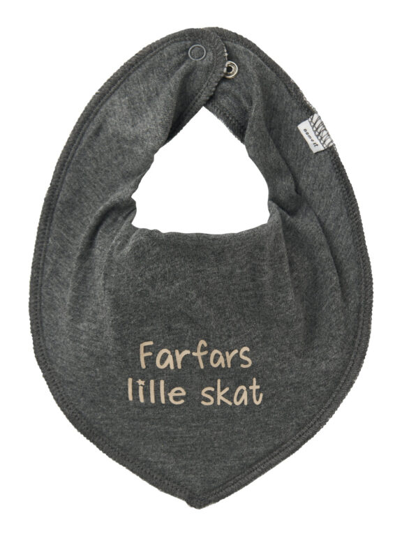 Name It Yatte Hagesmæk Farfar - Dark Grey Melange