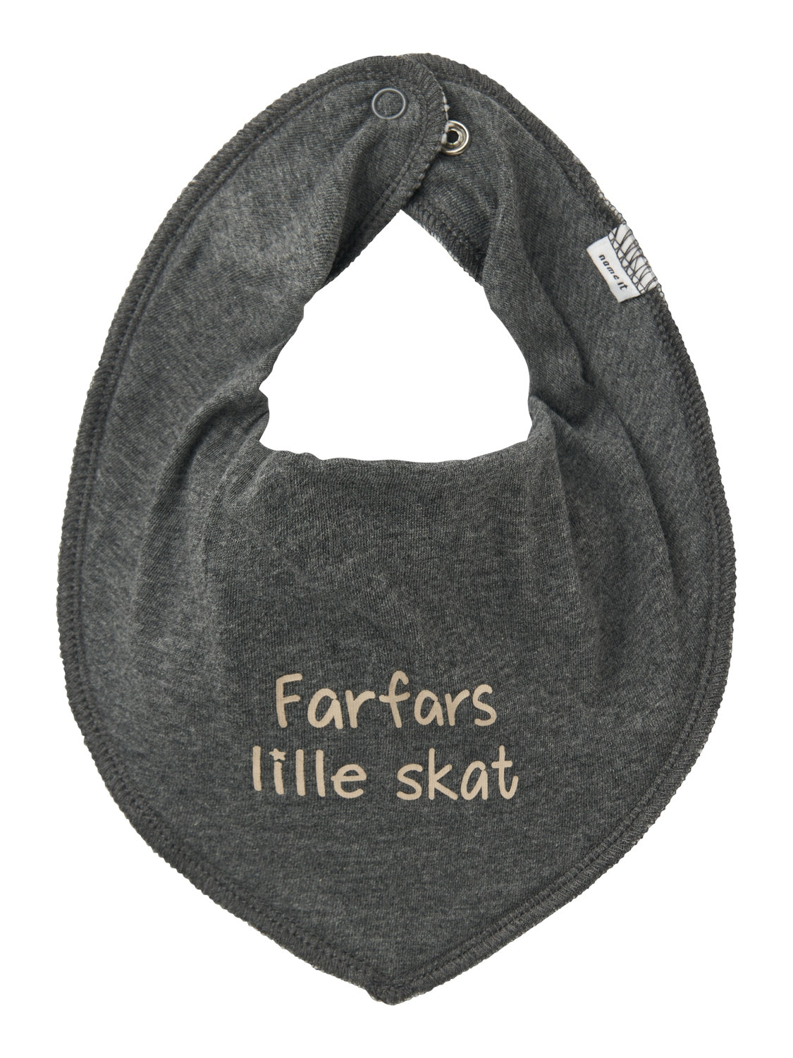 Name It Yatte Hagesmæk Farfar - Dark Grey Melange