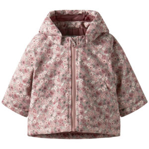 Name Vinterjakke - NbfMaxi - Woodrose/FLOWER