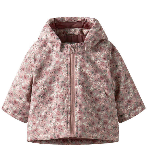Name Vinterjakke - NbfMaxi - Woodrose/FLOWER Name Vinterjakke - NbfMaxi - Woodrose/FLOWER