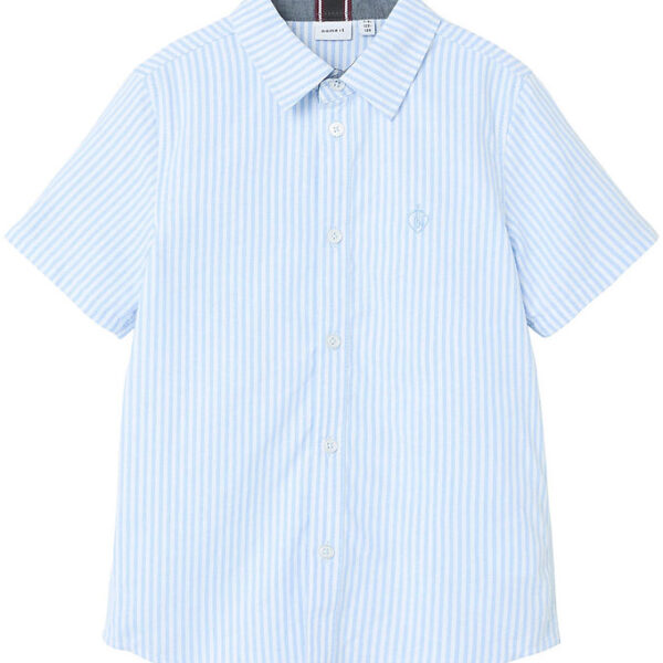 Name it Skjorte - Noos - NkmNewsa - Campula/W. Bright White