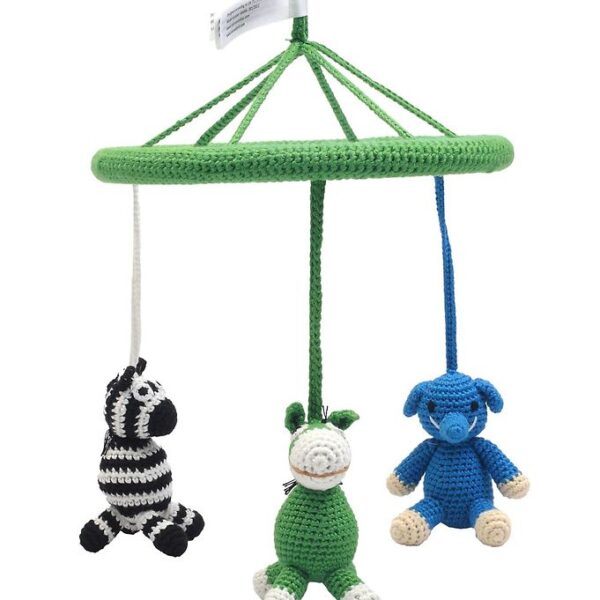 NatureZoo Uro - Grøn m. Æsel/Elefant/Zebra