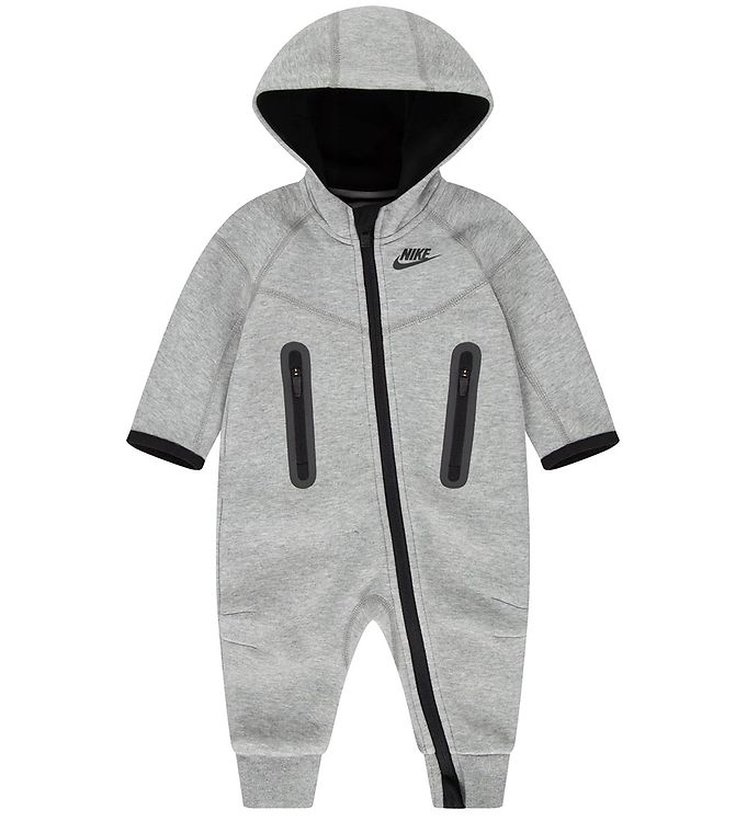 Nike Heldragt - Gråmeleret m. Sort Nike Heldragt - Gråmeleret m. Sort