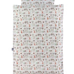 Nørgaard Madsens Sengetøj - Baby - Hvid m. Ræv Og Hjort