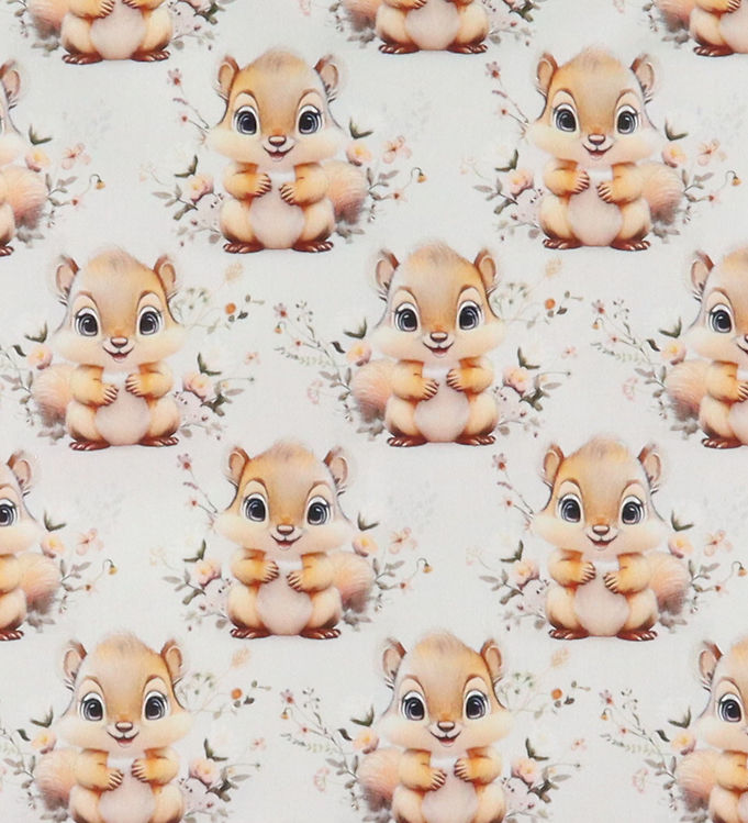 Nørgaard Madsens Sengetøj - Baby - Off White m. Egern