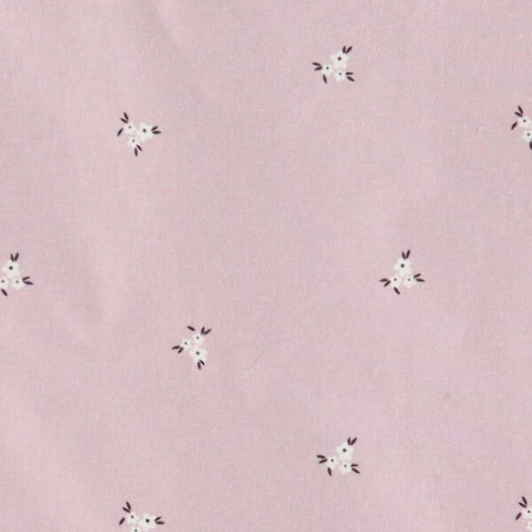 Nørgaard Madsens Sengetøj - Flonel - Junior - Mauve m. Blomster