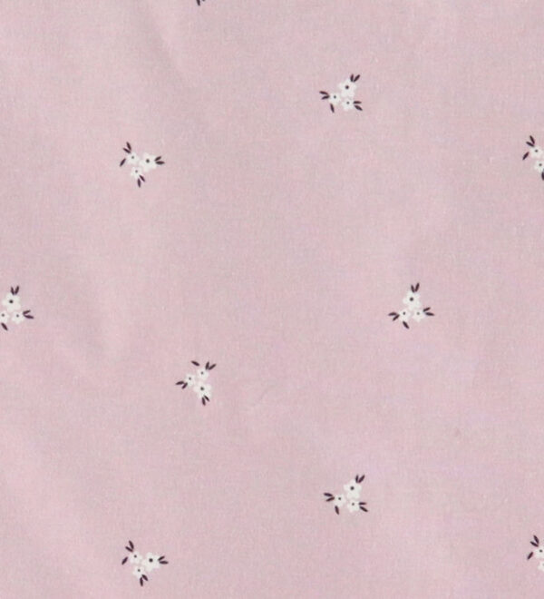 Nørgaard Madsens Sengetøj - Flonel - Junior - Mauve m. Blomster