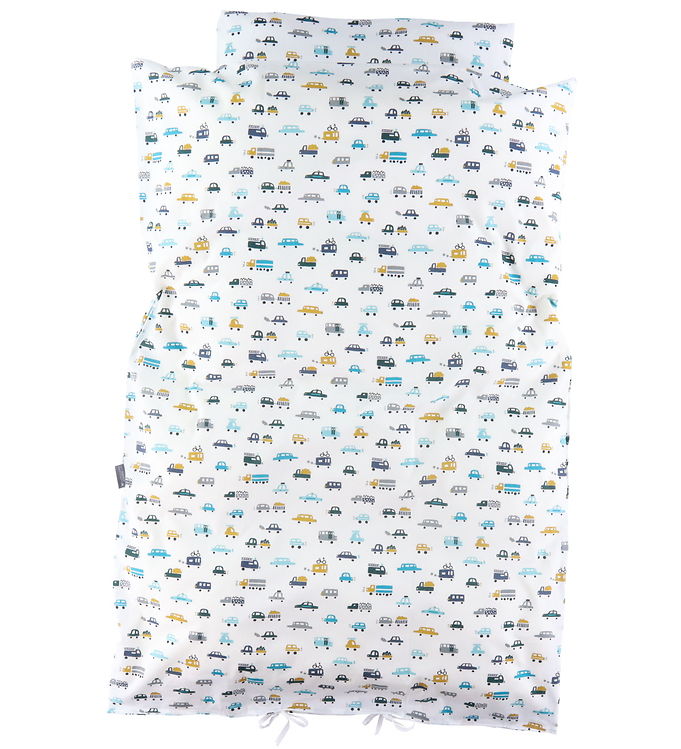 Nørgaard Madsens Sengetøj - Junior - Hvid m. Biler