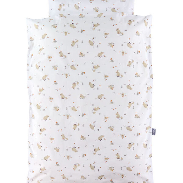 Nørgaard Madsens Sengetøj - Junior - Hvid m. Grise
